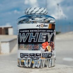 WHEY Protein +Atom אבקת חלבון אטום פלוס