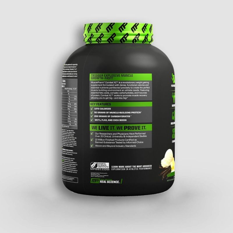 Combat XL Mass Gainer MusclePharm מאסל פארם גיינר קומבט – תמונה 2
